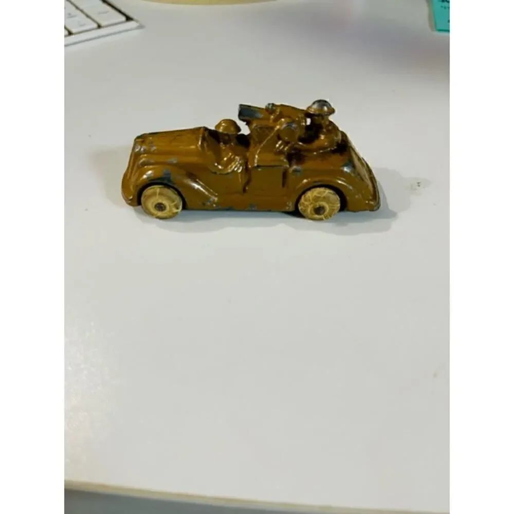 Barclay Manoil 1930's Cannon Car WW1 As is